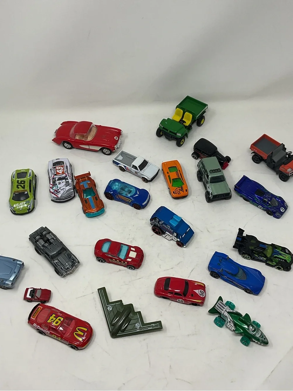 Assorted Kids Toy Cars - Red, Blue, Green, Orange, Black